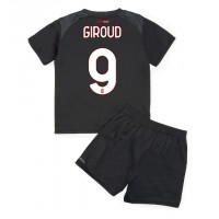 Fotbalové Dres AC Milan Olivier Giroud #9 Dětské Domácí 2022-23 Krátký Rukáv (+ trenýrky)